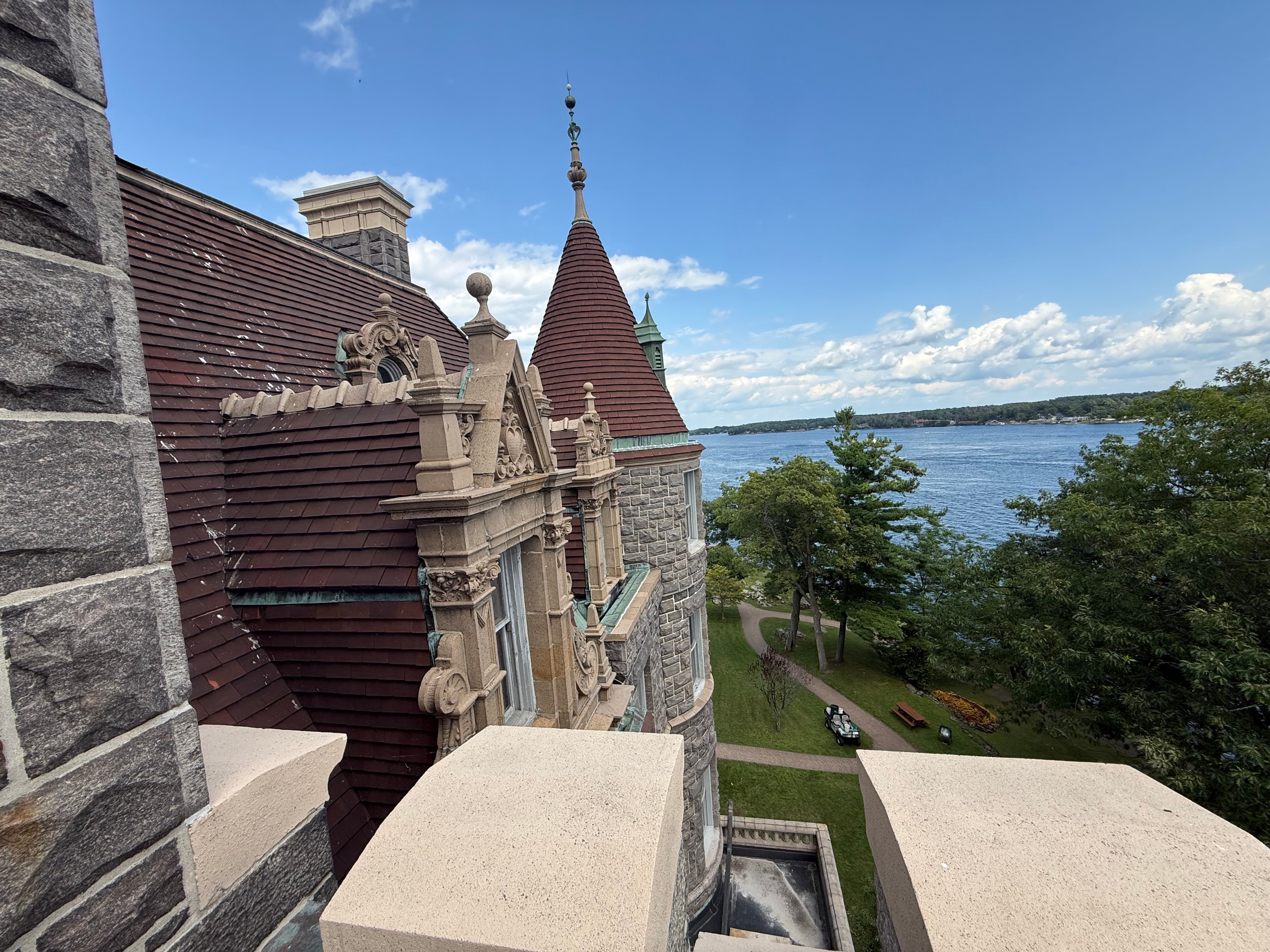 View from the Boldt Castle Rooftop