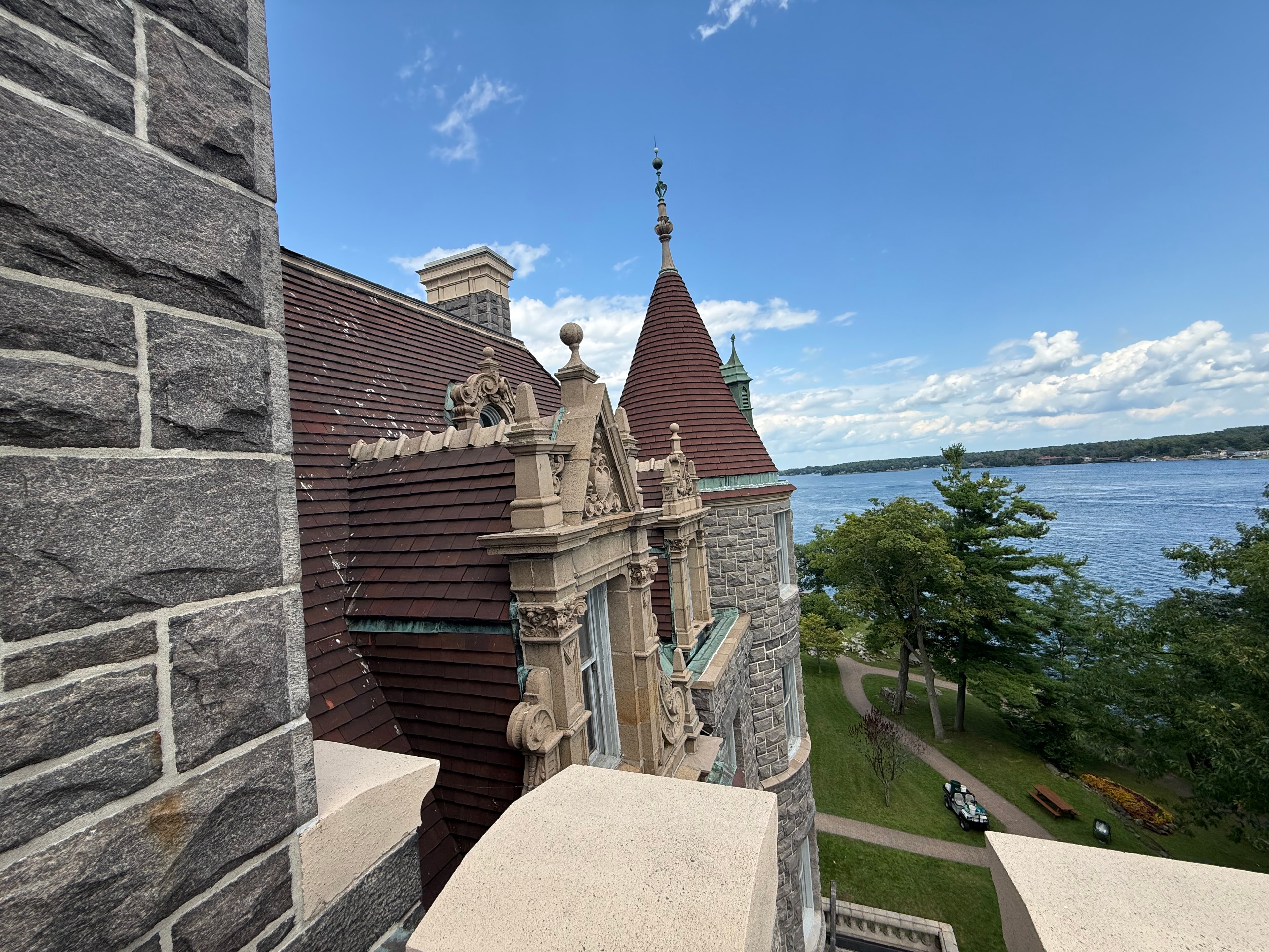 Rooftop View of the St. Lawrence River