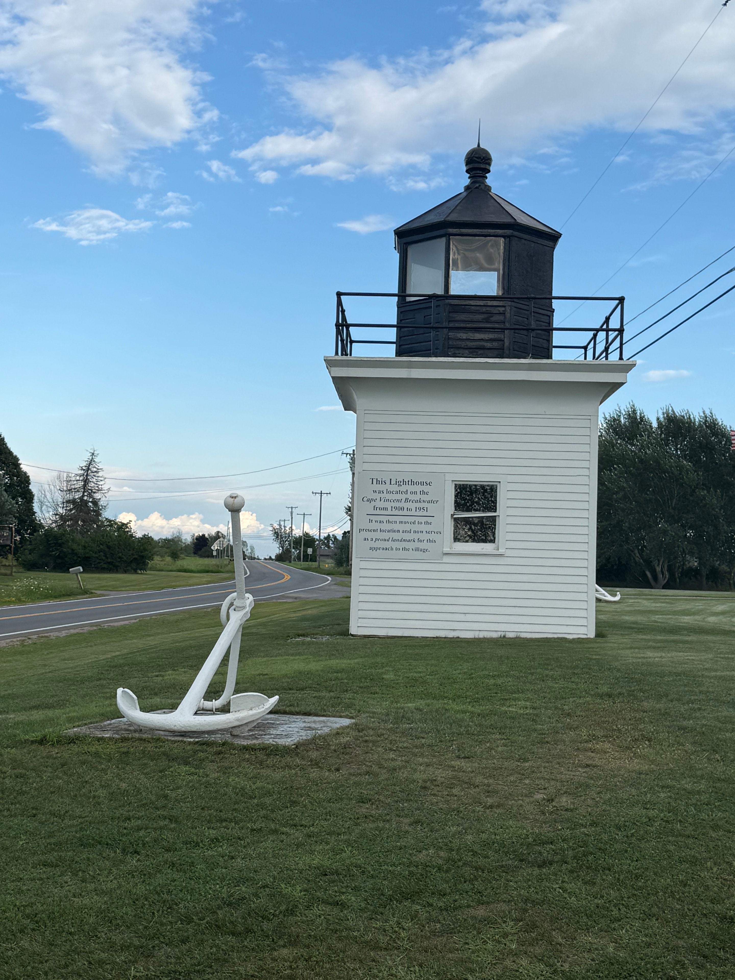 Cape Vincent Breakwater Lighthouse Replica