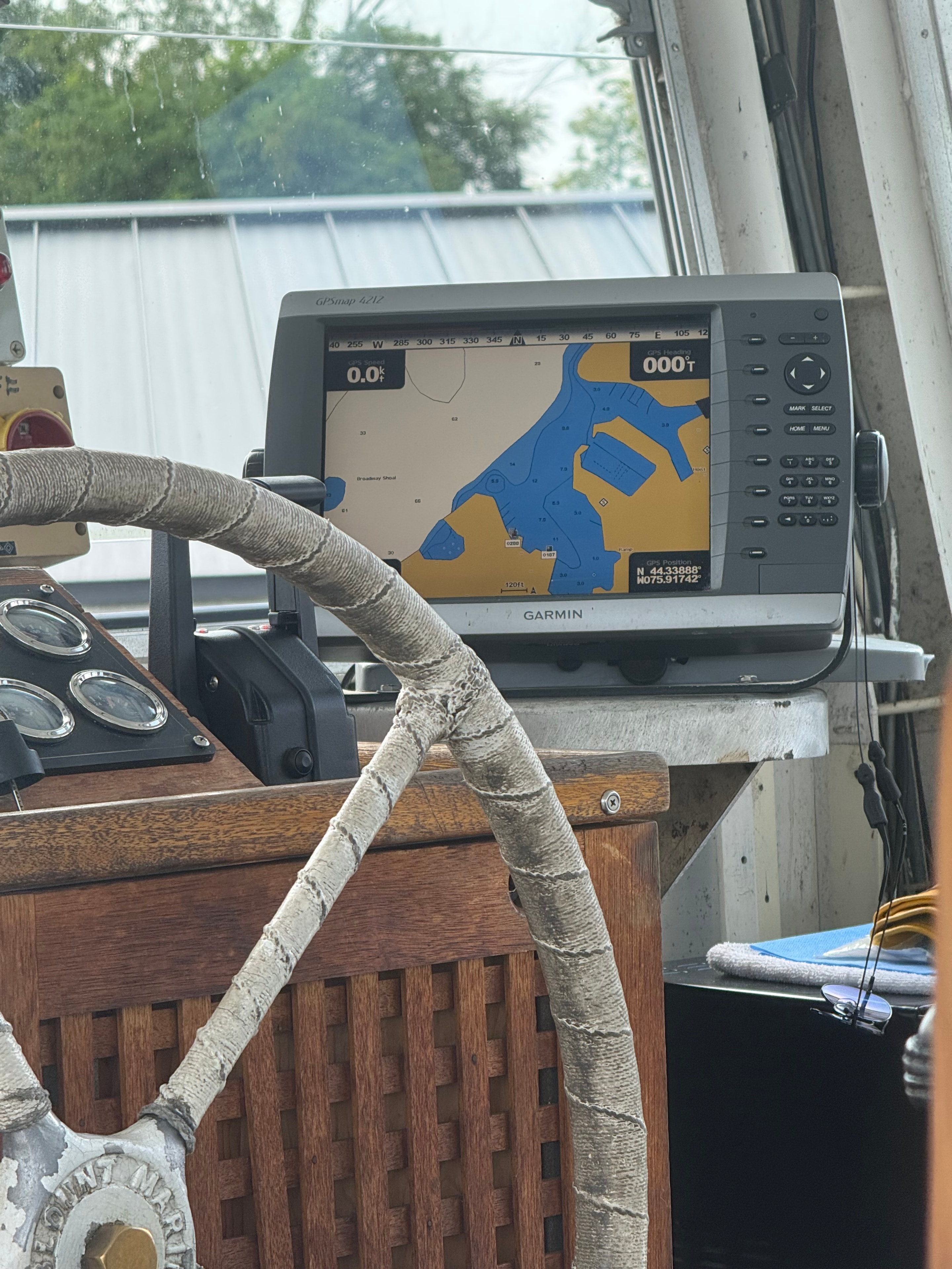 Garmin Navigation on the Boat