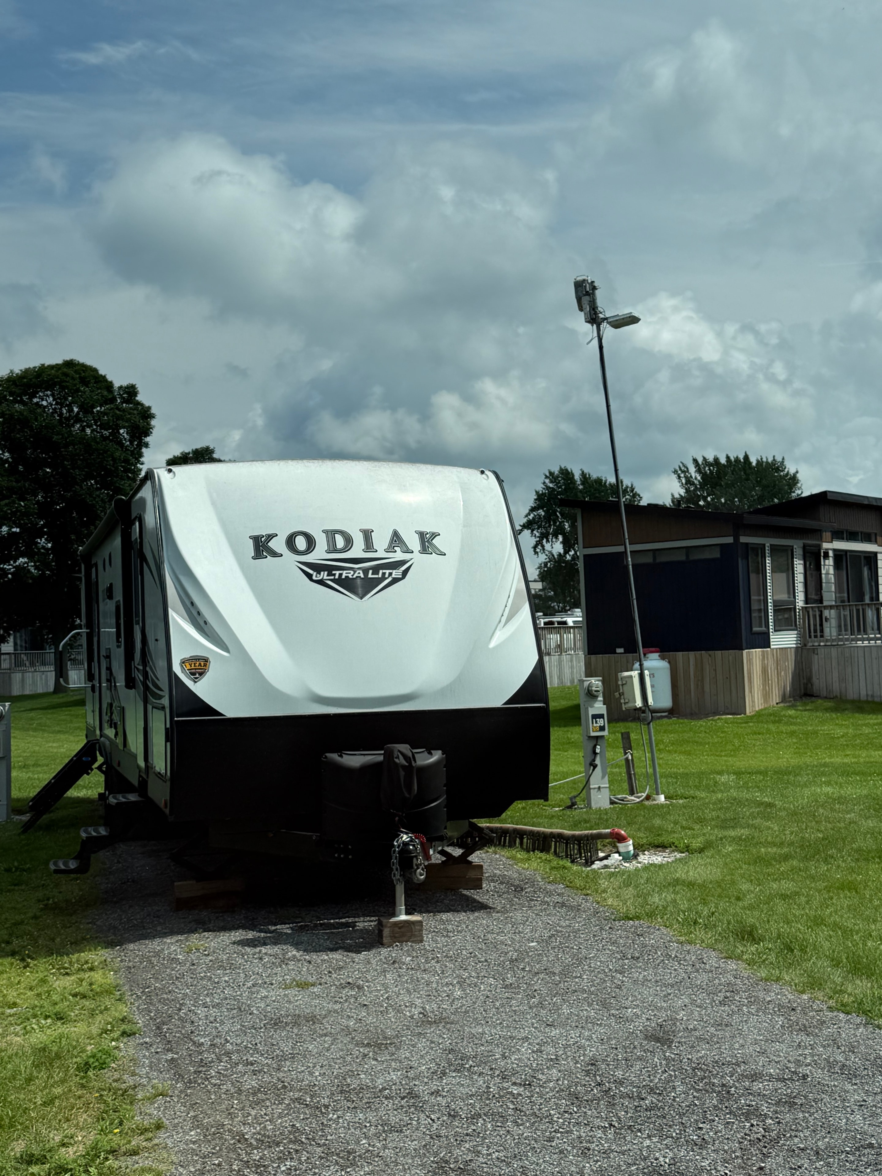 Kodiak Parked at Our Site