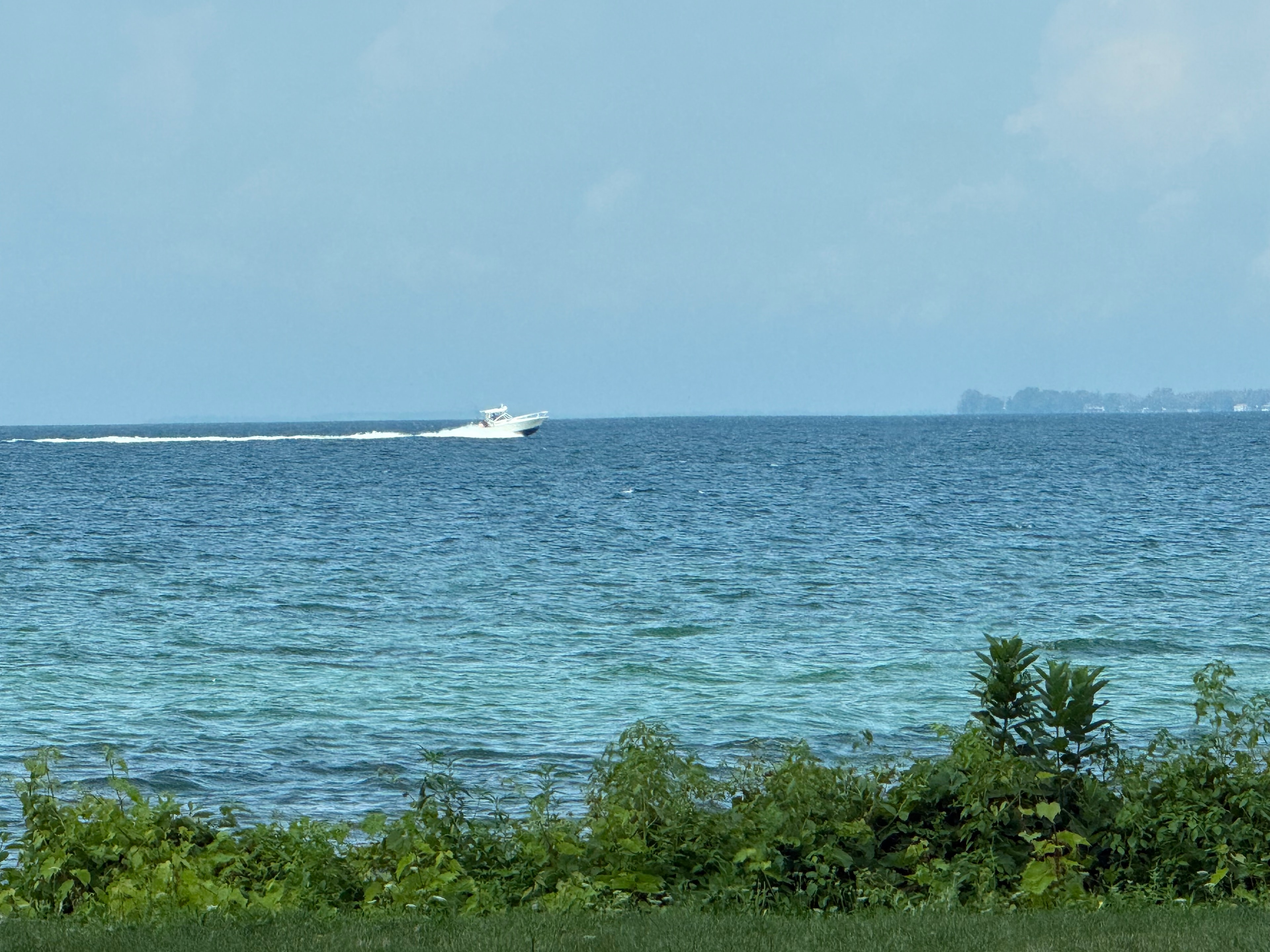 Speedboat on Lake Ontario