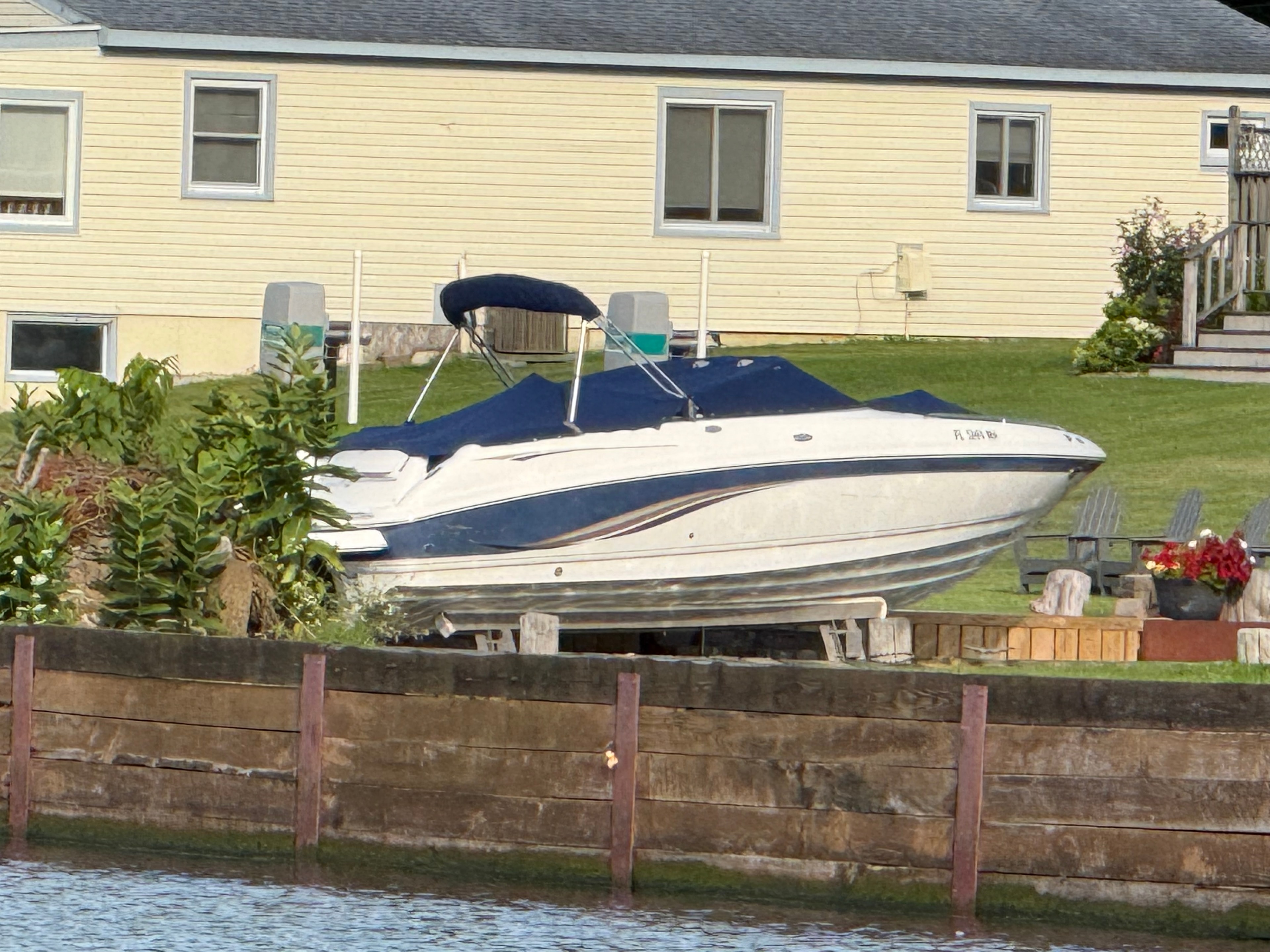 Speedboat at the Waterfront