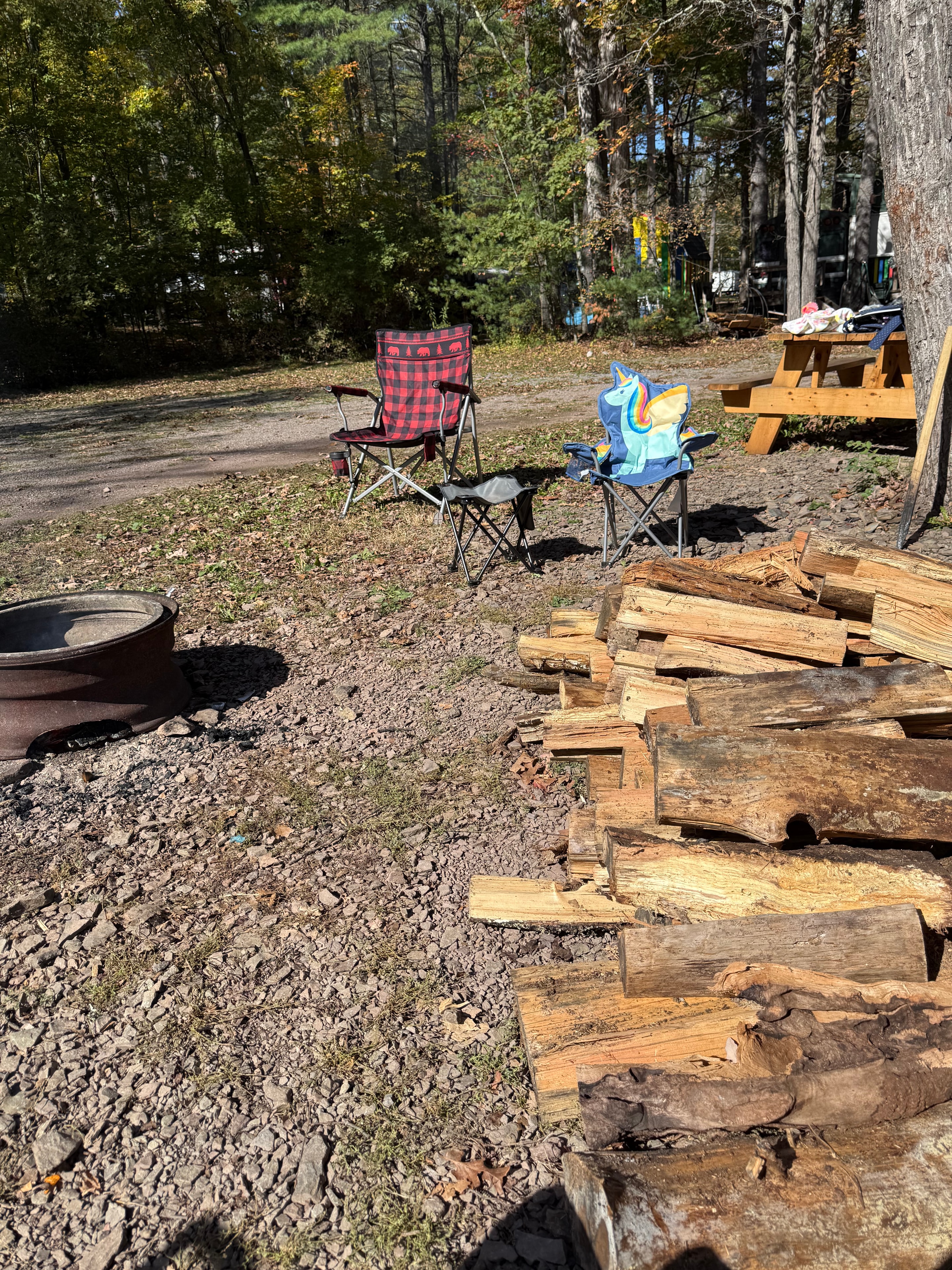 Enjoying the fall weekend together