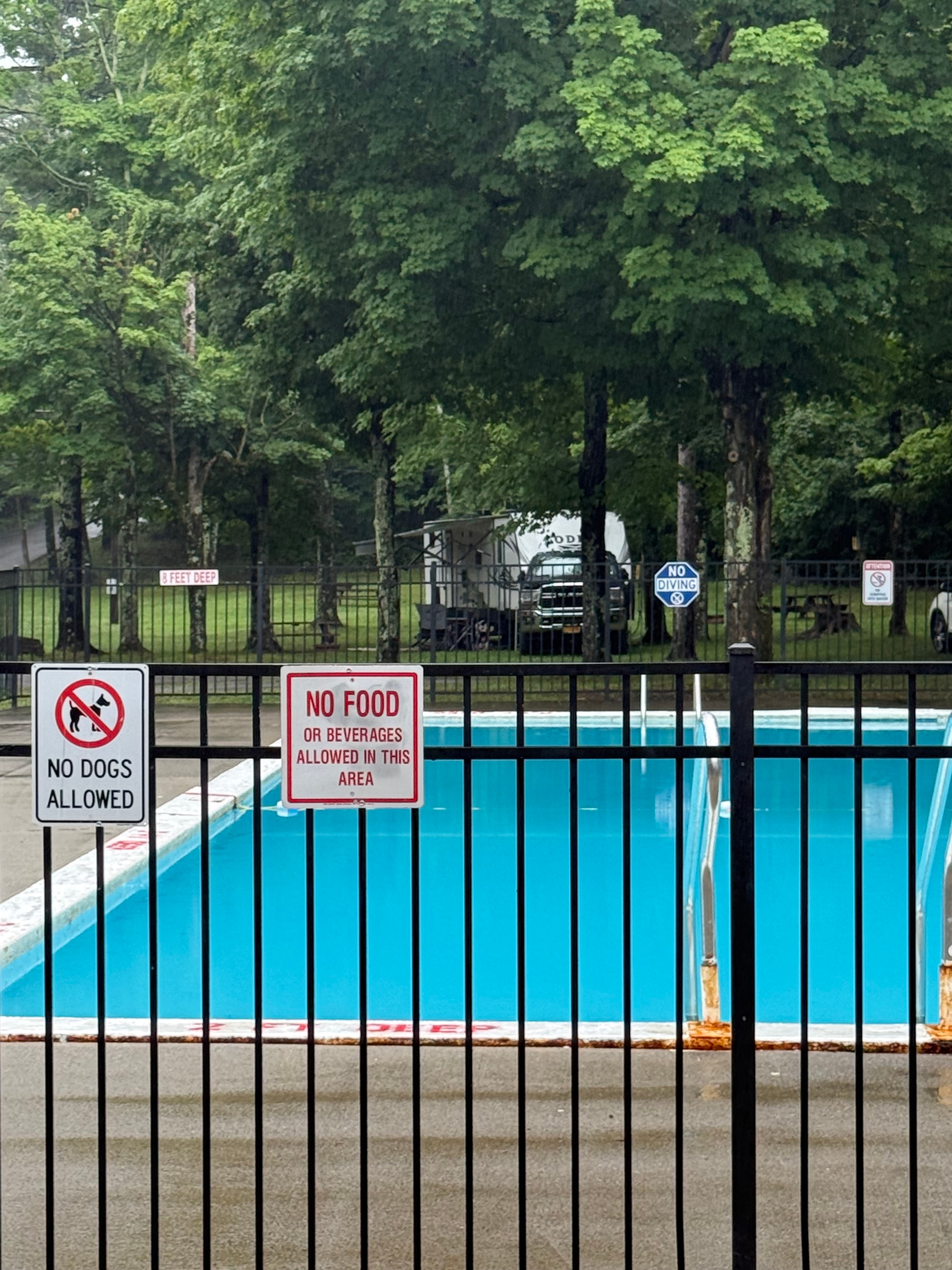 The campground pool