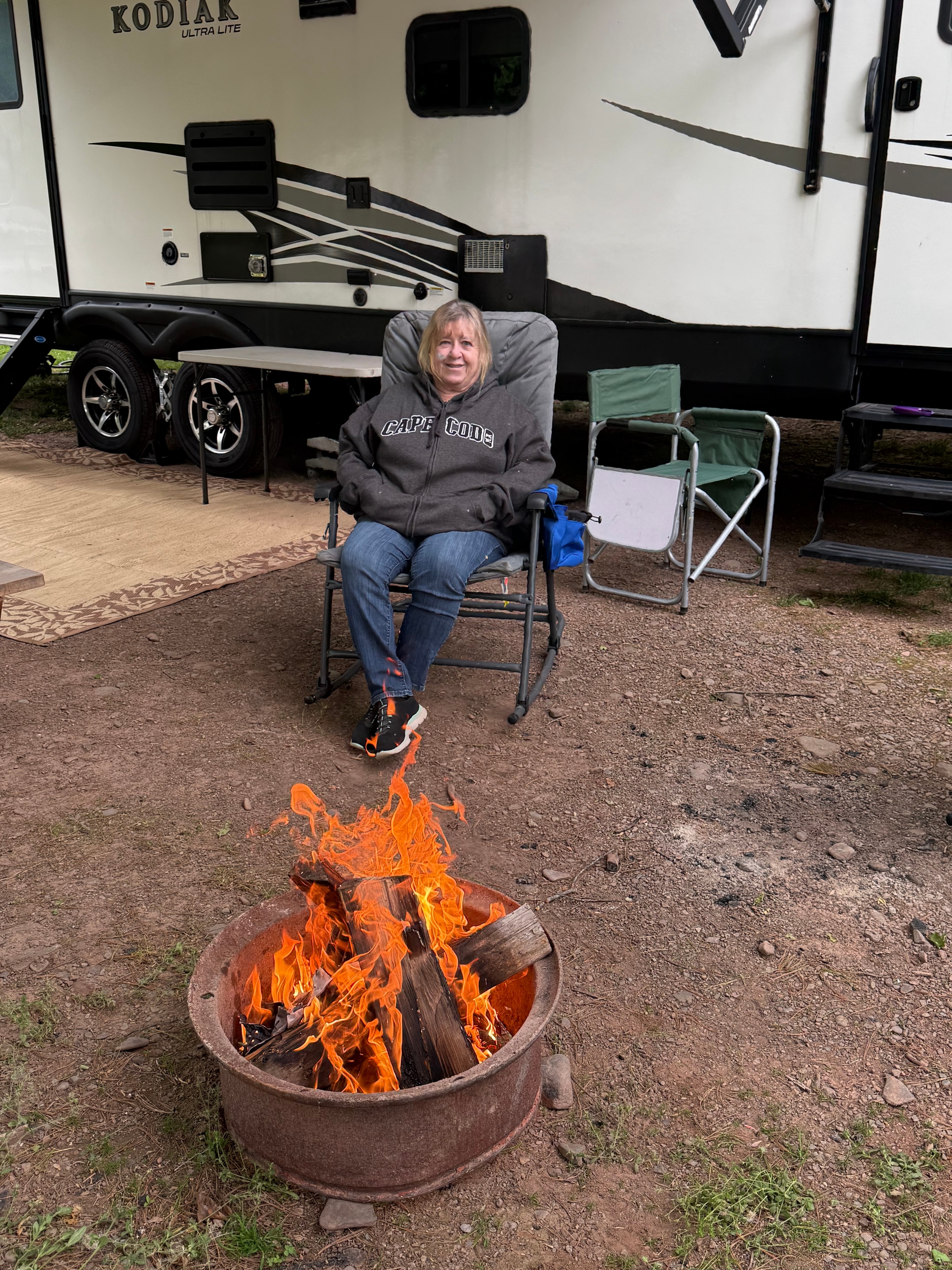 Campfire by the Kodiak