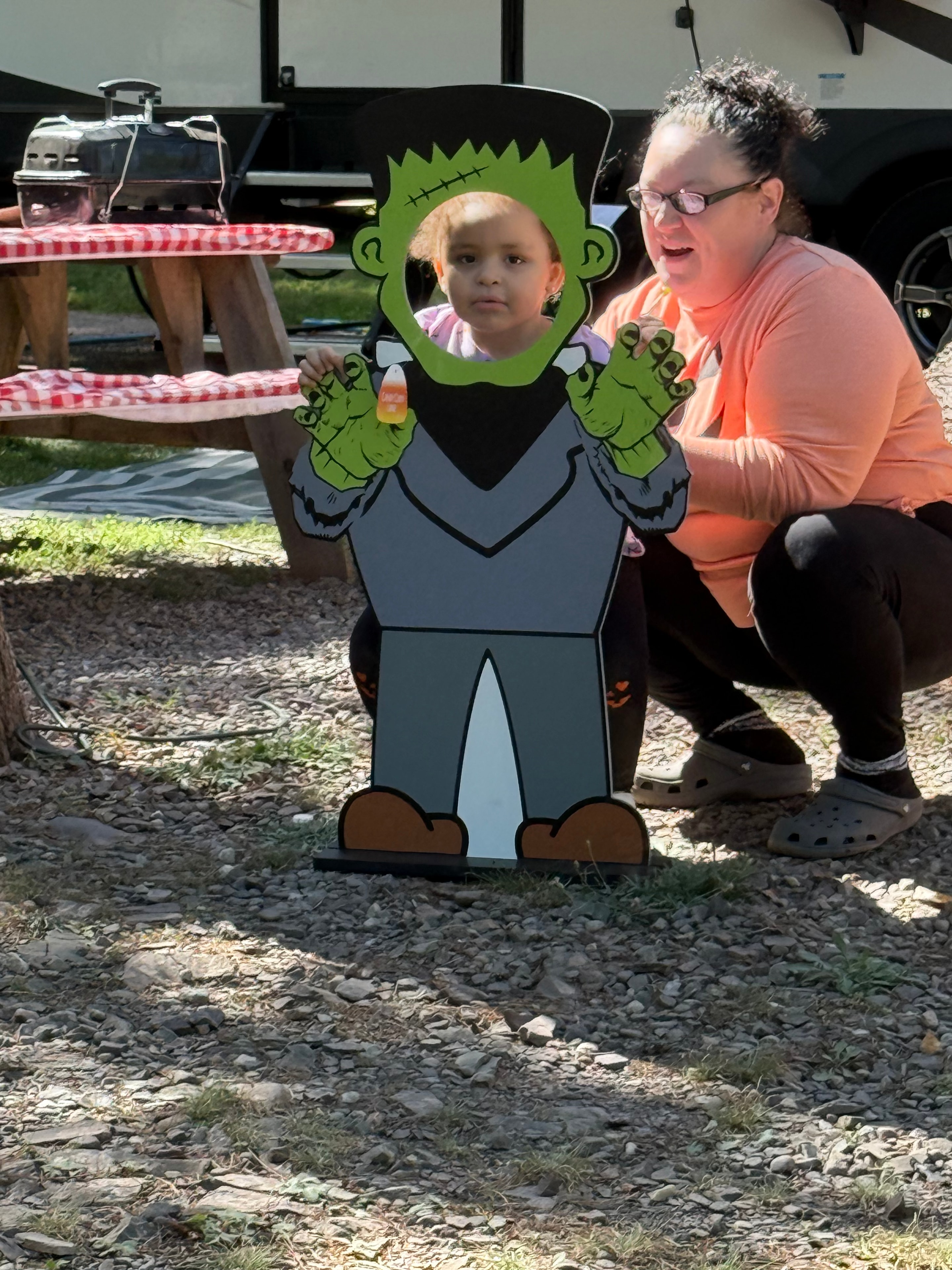 Granddaughter as Frankenstein