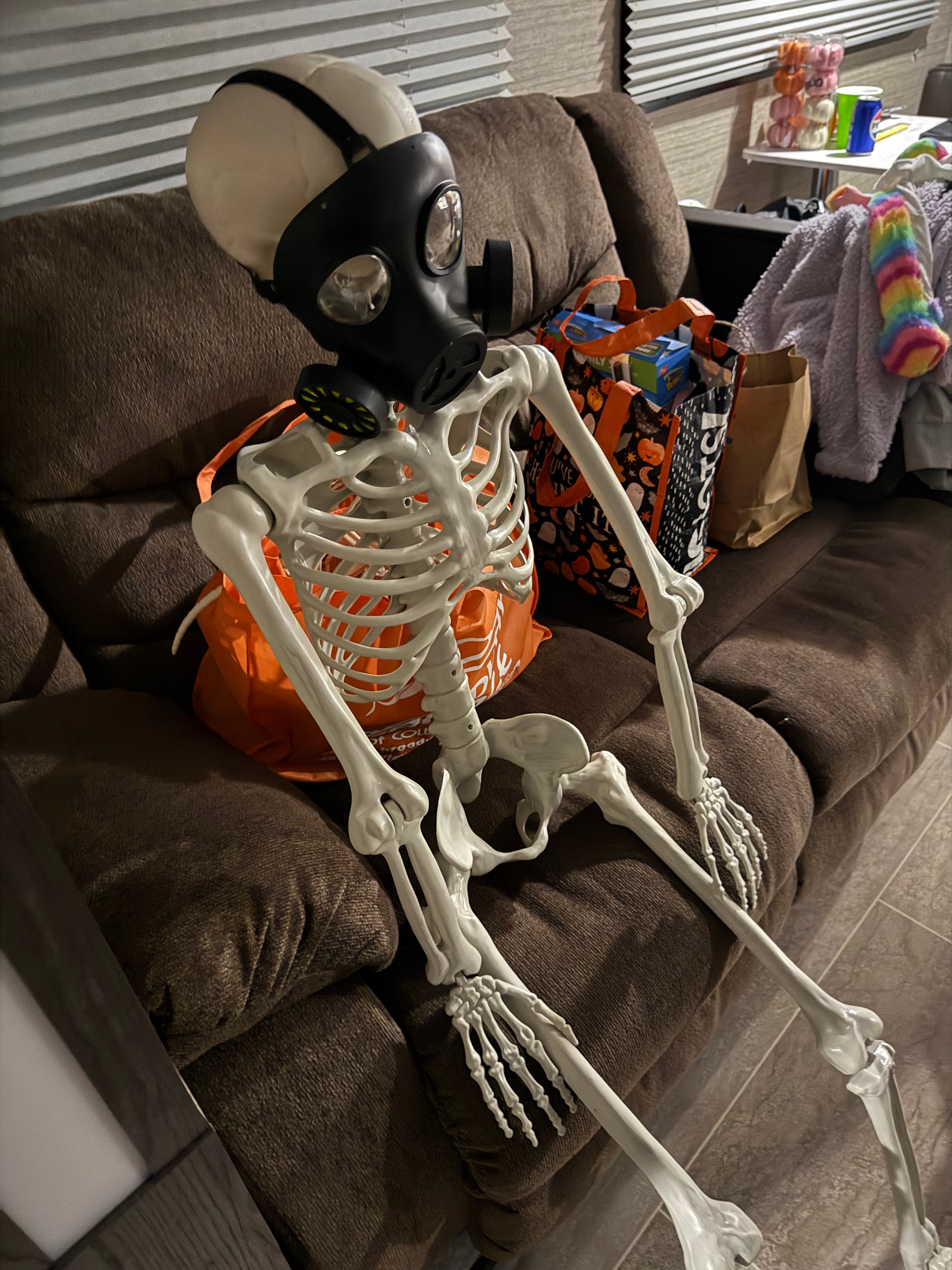 Skeleton ready for Halloween