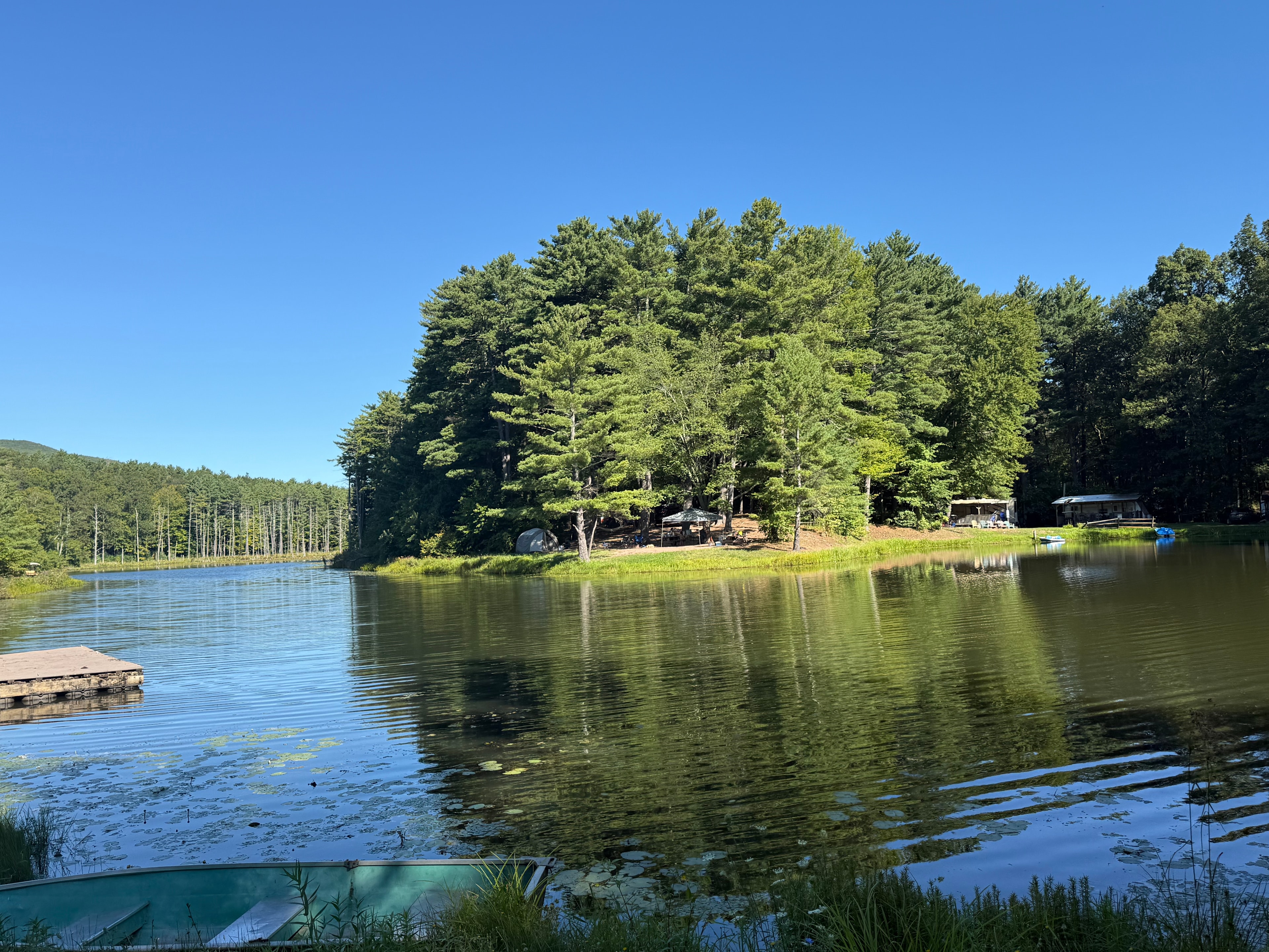 Beautiful lake view at Whip O Will