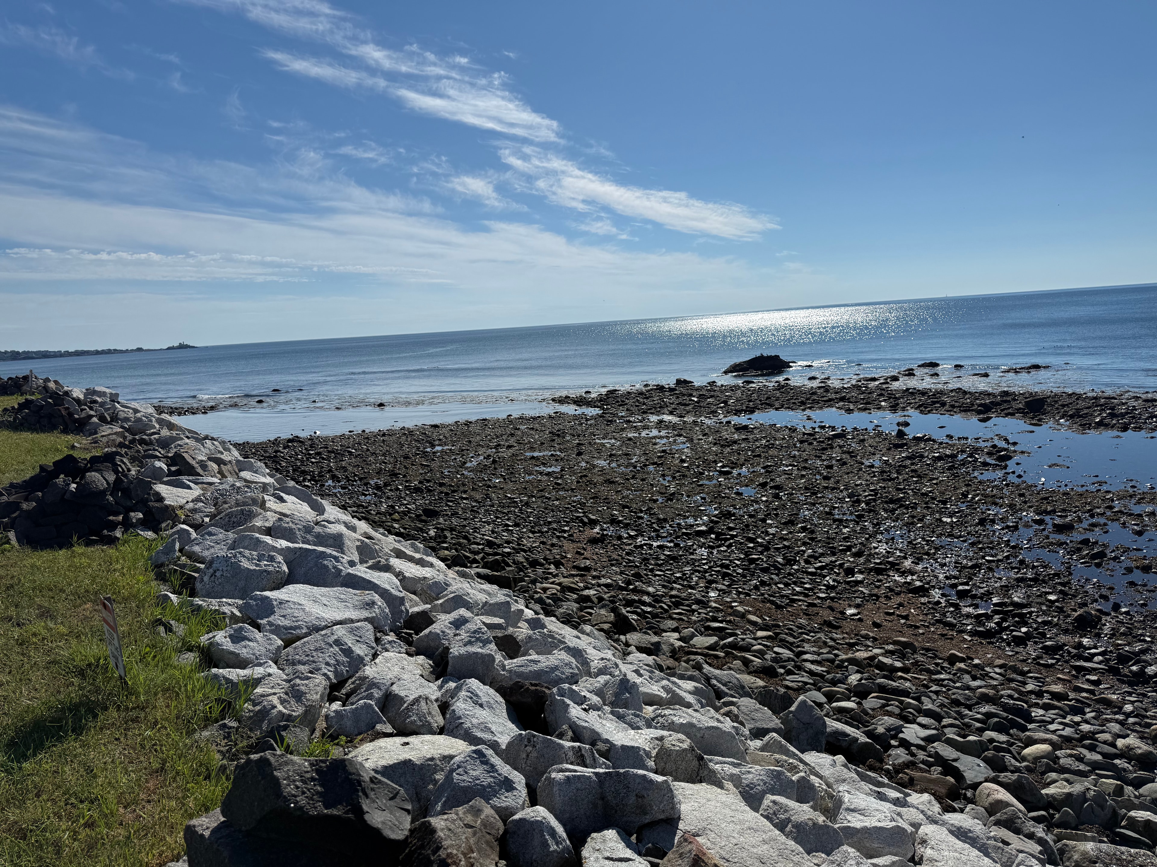 Rocky shoreline