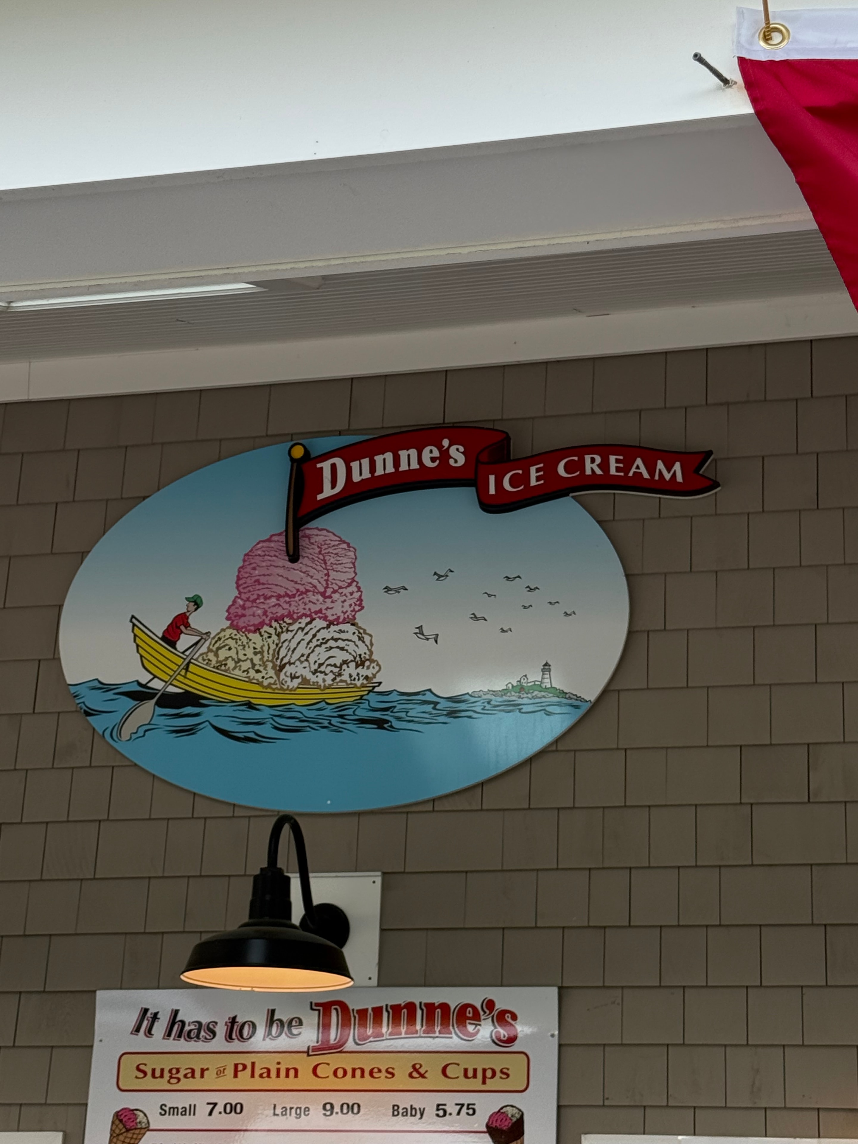 Dunne's Ice Cream — it has to be Dunne's!