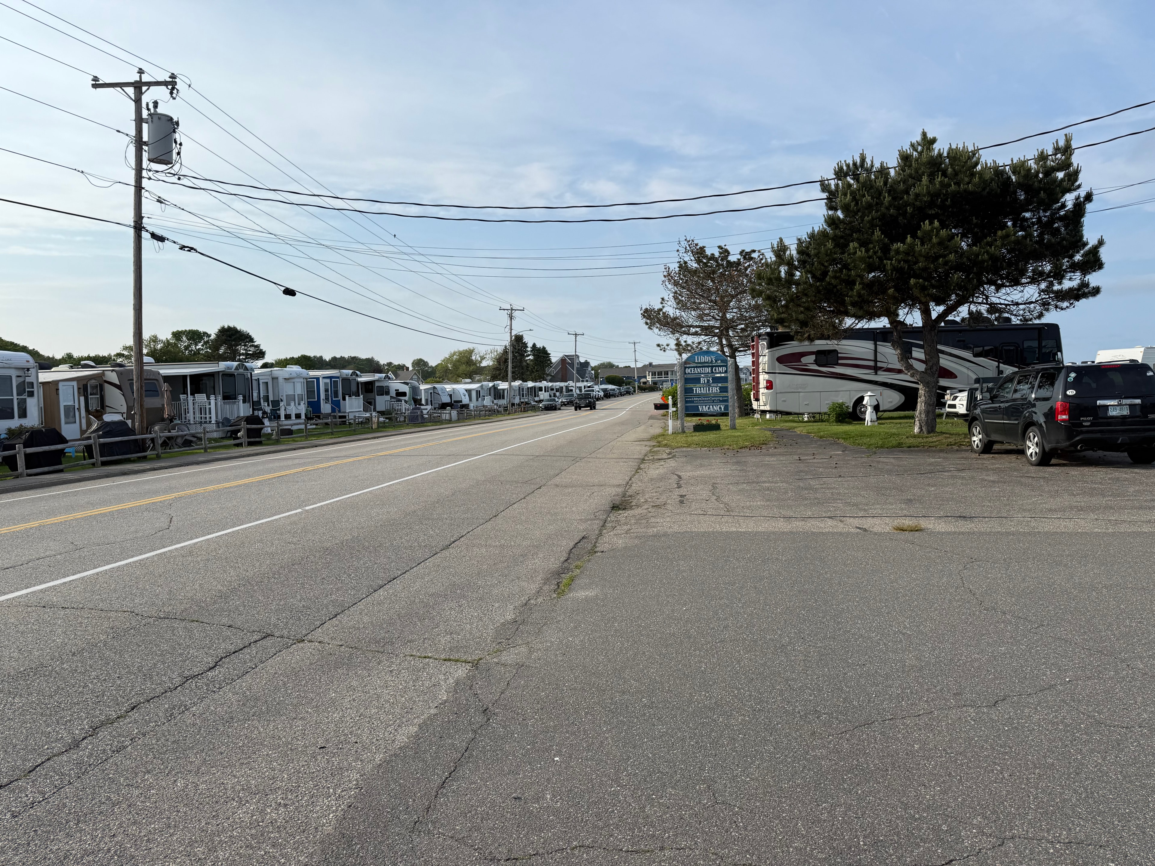 Libby's Oceanside Camp road