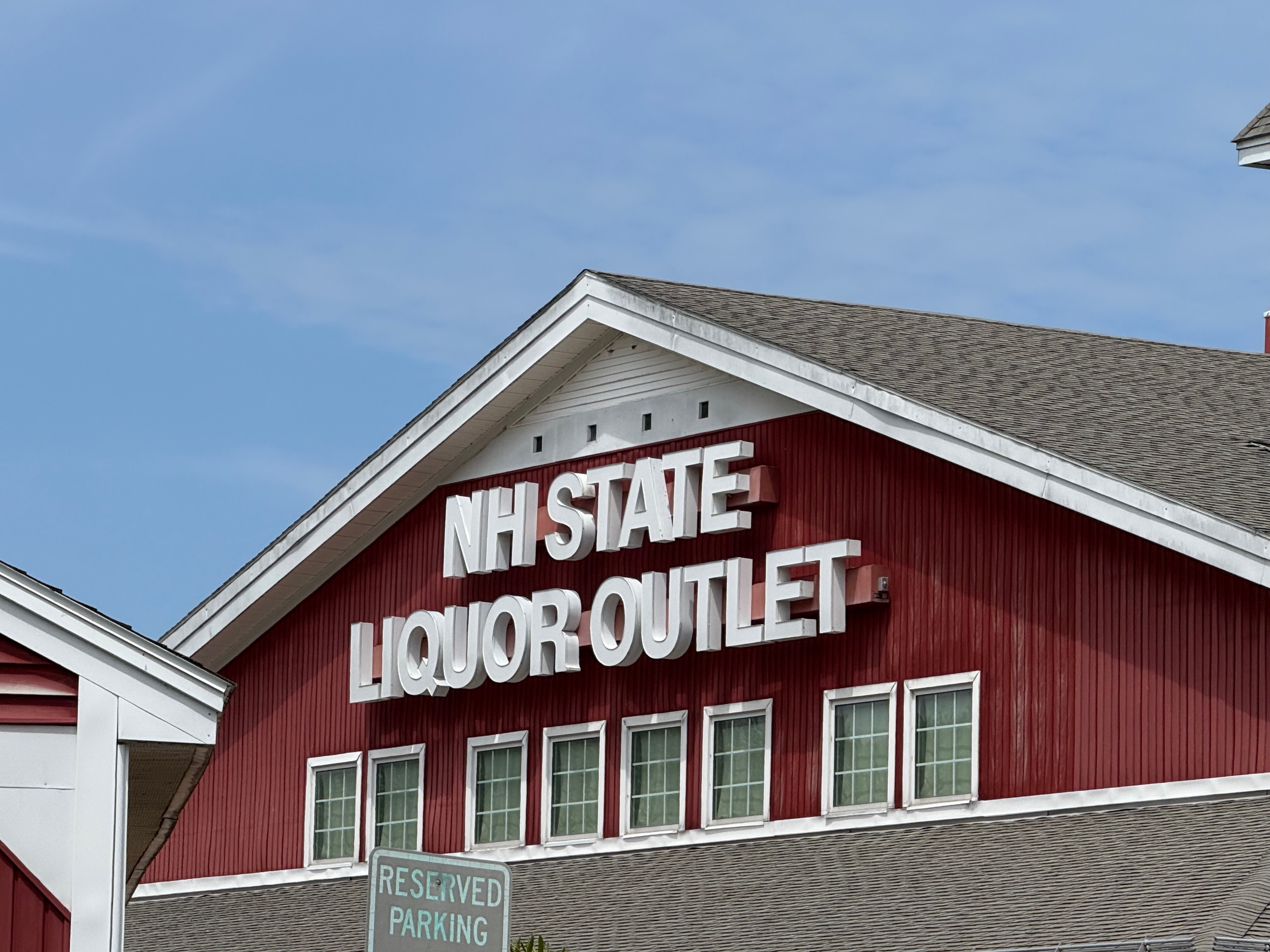 NH State Liquor Outlet on the way