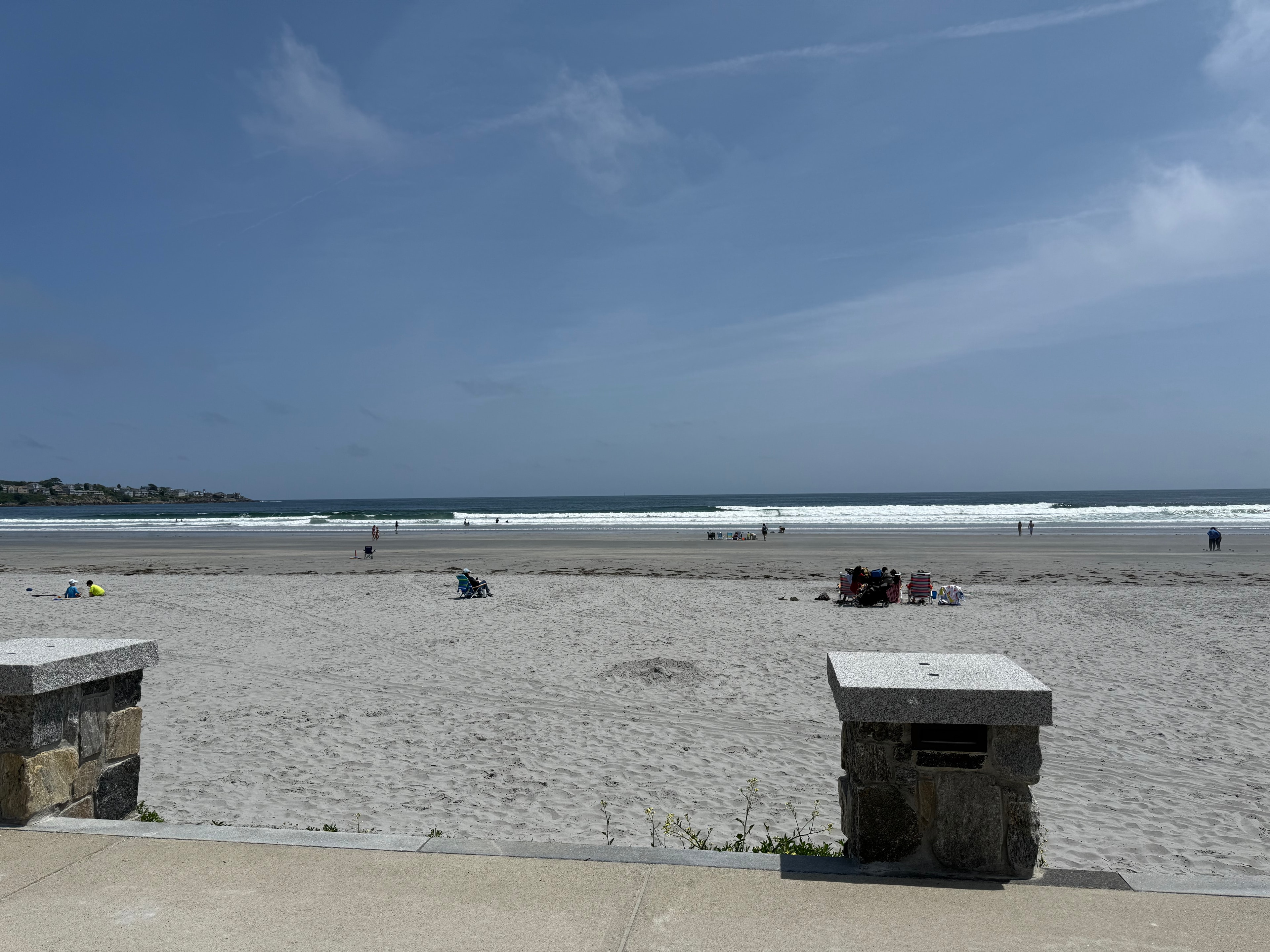 York Beach — wide open sands and blue skies